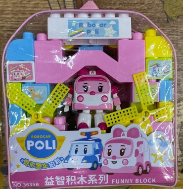 Конструктор Robocar Poli Конструктор 3635B, деталей 80 шт