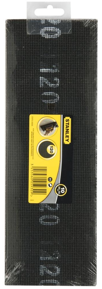Абразивная сетка STANLEY P 120 105х300 мм, 10 шт.