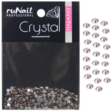 RuNail Professional стразы розовое золото, 1,5 мм 1 шт
