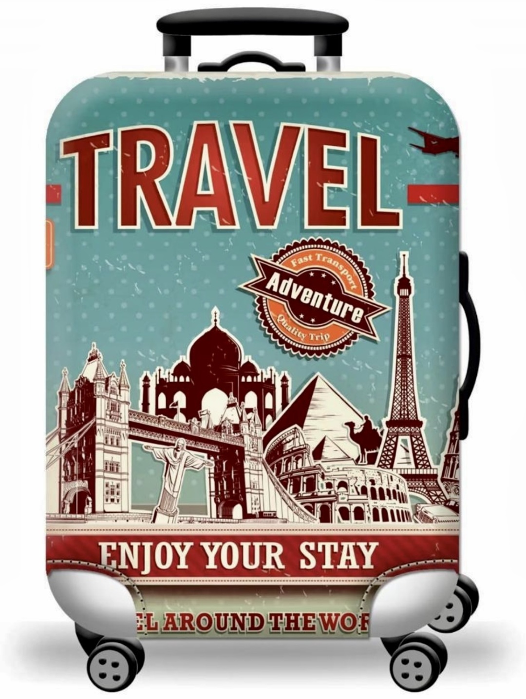 LUGGAGE COVER большой (до 100 л) мультиколор