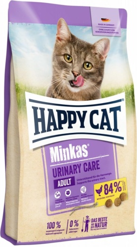 Happy Cat Minkas Urinary Care при проблемах с МКБ птица 10 кг