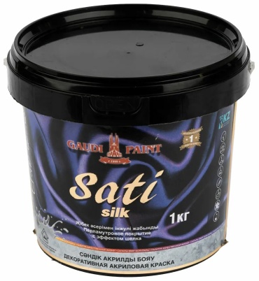Gaudi Paint акриловая SATI SILK 1 кг, цвет золото