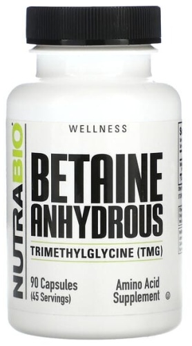 Nutrabio Labs Безводный бетаин 90 капсул