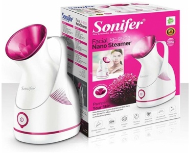 Аппарат Sonifer SF-9523 cауна для лица белый, розовый