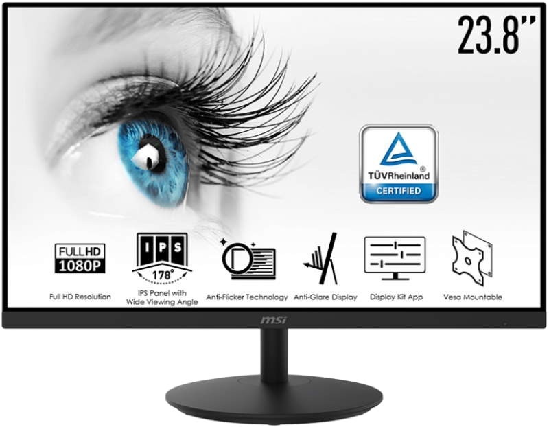 Монитор 23.8" MSI PRO MP242 черный