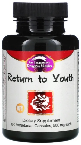 Dragon Herbs БАД Return to Youth 500 мг 100 капсул