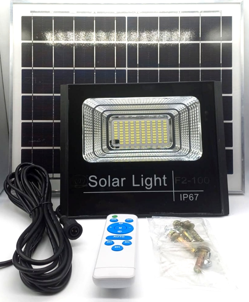 Прожектор на кронштейне Solar light 100 Вт, дневной белый