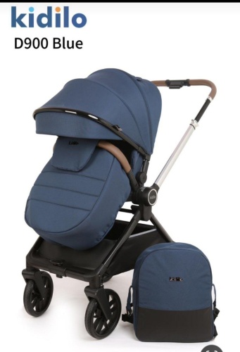 Коляска прогулочная Kidilo D900, синий