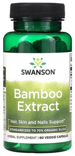 Swanson Экстракт бамбука капсулы 60 шт