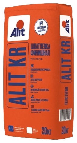 Alit KR Шпатлевка финишная 20 кг, гипсовая