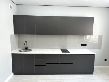Кухонный гарнитур Arimax , 300x215х60 см, ЛДСП, черный