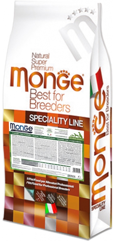Купить Корм Monge All Breeds Hypoallergenic лосось 15 кг в Алматы ...