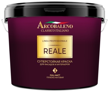 ARCOBALENO акриловая Reale база A 9 л, белый