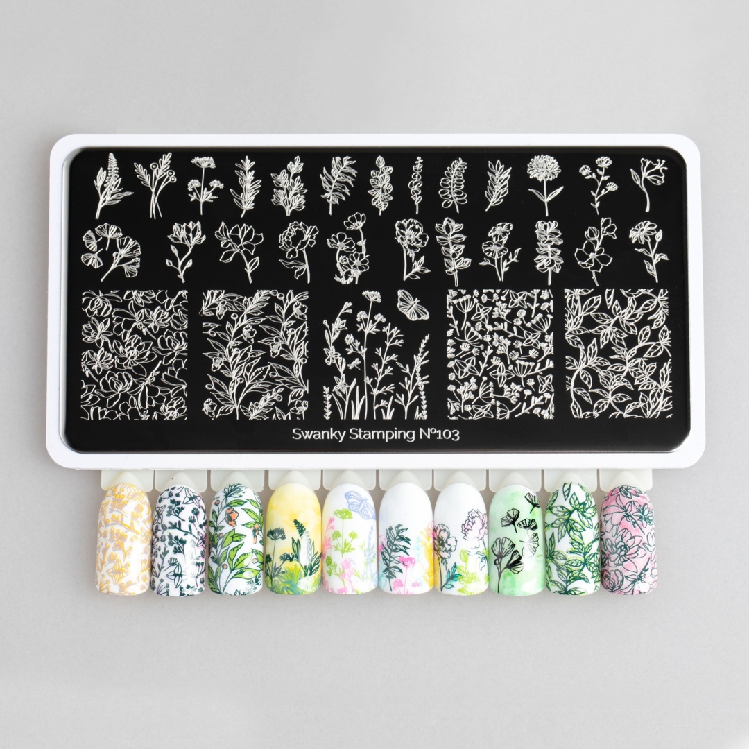Swanky Stamping Пластина для стемпинга 103