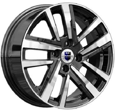 K&K Хант 6x15/4x100 D54.1 ET46 4 диска черный, серебристый