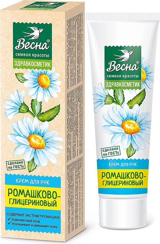 Весна Ромашково-глицериновый крем для рук 40 мл