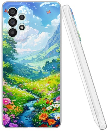 Чехол Mcover для Samsung Galaxy A73 рисунок