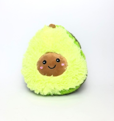 BABY TOY мягкая игрушка Авокадо, высота 20 см, зеленый