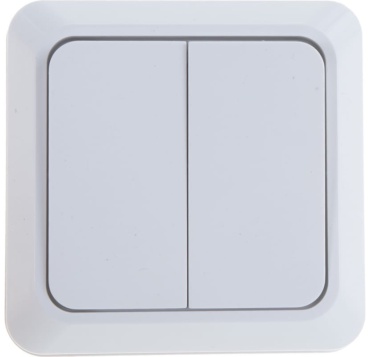 Выключатель клавишный IN HOME Bolleto 4680005959761, белый