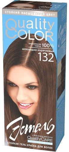 ESTEL PROFESSIONAL Quality Сolor 132 шоколадно-коричневый гель-краска 115 мл