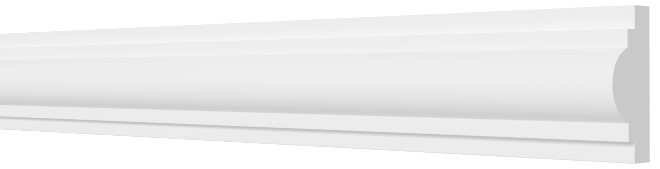 DECOR-DIZAYN молдинг DD35, 200х2.5х1.2 см,дюрополимер