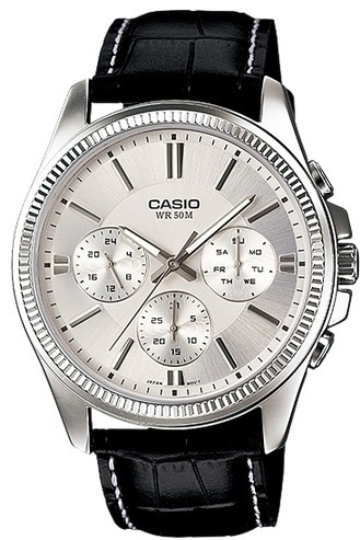Кварцевые CASIO MTP-1375L-7AVDF нержавеющая сталь