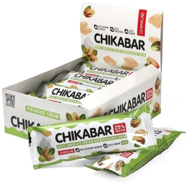 CHIKALAB батончик протеиновый фисташковый крем 12 шт