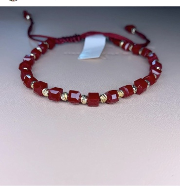 ACCESSORIZE длина 23 см стекло, натуральный камень, агат