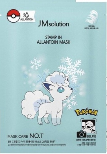 Маска для лица JMsolution тканевая Pokemon Stamp In Allantoin Mask 1 шт