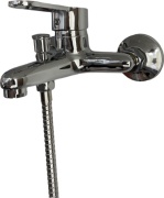 Смеситель для ванны РАДУГА 5542410, латунь, цвет хром