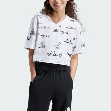 Топ adidas белый