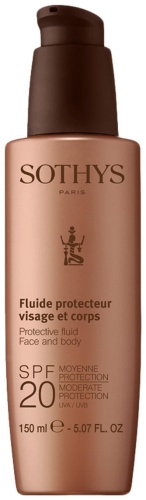 SOTHYS молочко Protective Fluid Face And Body SPF20 для лица, для зоны декольте 150 мл