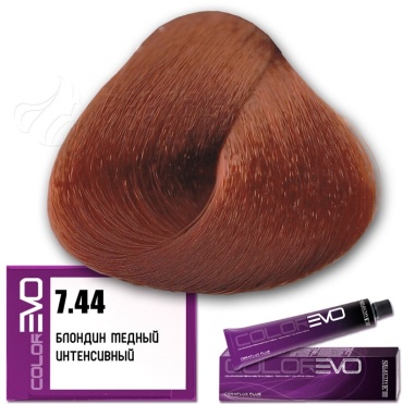 Selective Professional Colorevo 7.44 блондин медный интенсивный крем-краска 100 мл
