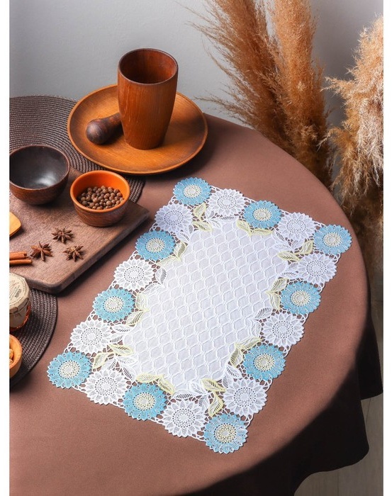 Салфетка Этель Подсолнухи 45x30 см, ПВХ, 1 шт