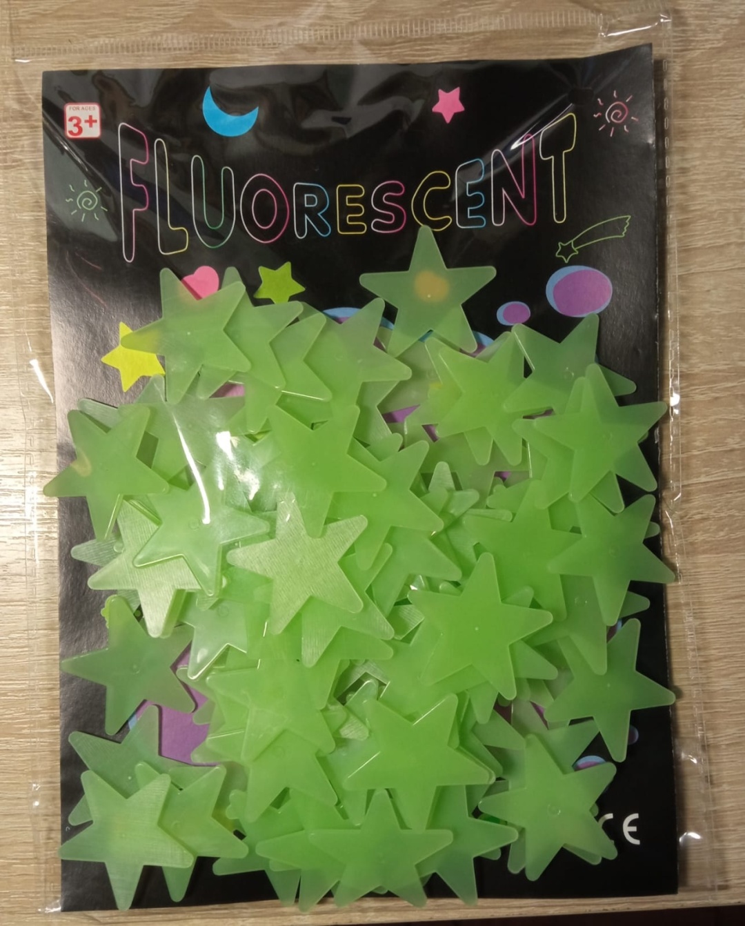 Fluorescent 3x3 см