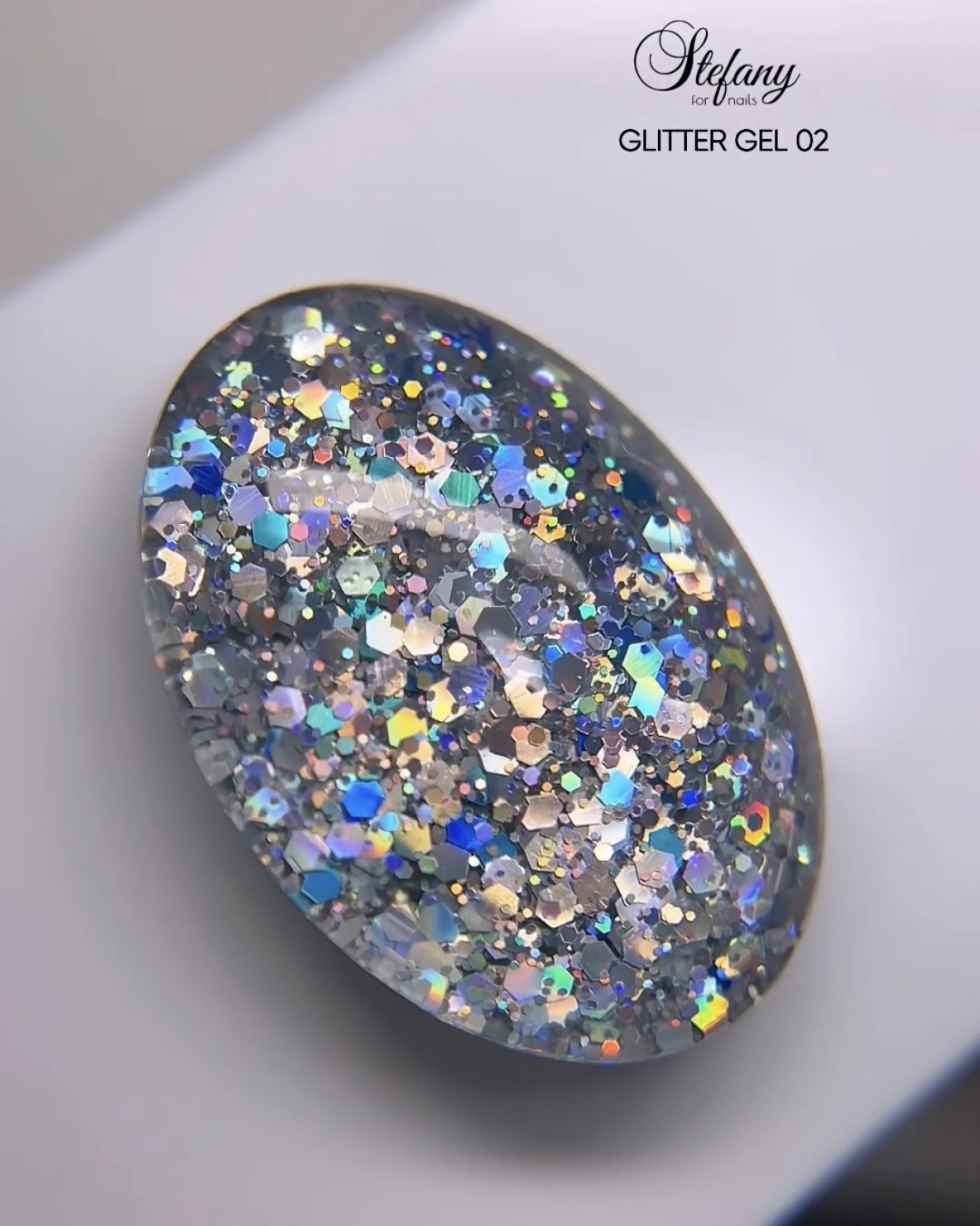 Stefany for nails гель для дизайна Glitter gel 02 10 мл