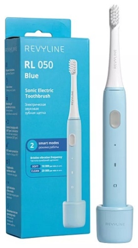 Revyline звуковая щетка RL050 щетина средняя голубой