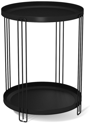 Журнальный столик ТЭТАХОУМ классический CT31, 36x36x46 см, черный