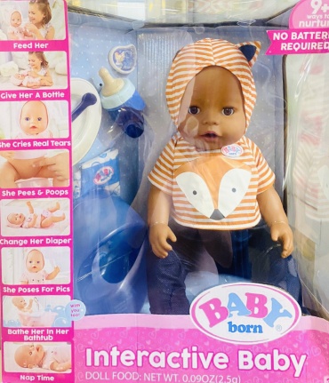 Пупс Baby Born Беби борн Интерактивная кукла с аксессуарами 40 см