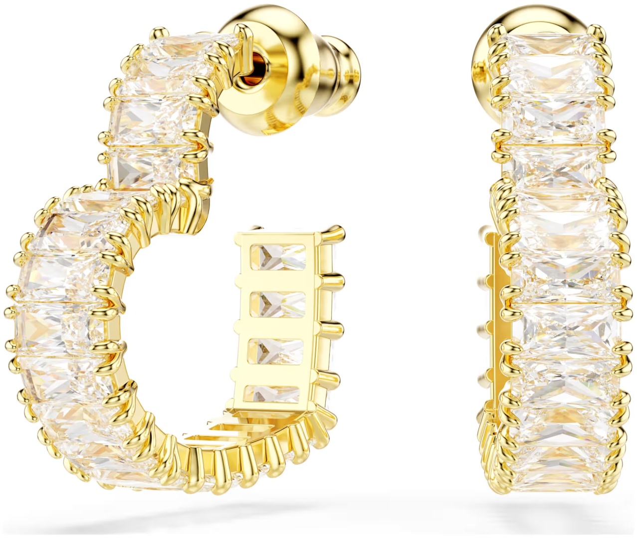 Серьги Swarovski ювелирный сплав, цирконий