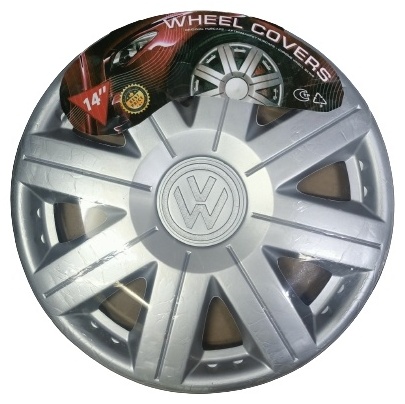 Wheel Covers 187936 колпак 14 серый, серебристый 4 шт для легкового автомобиля