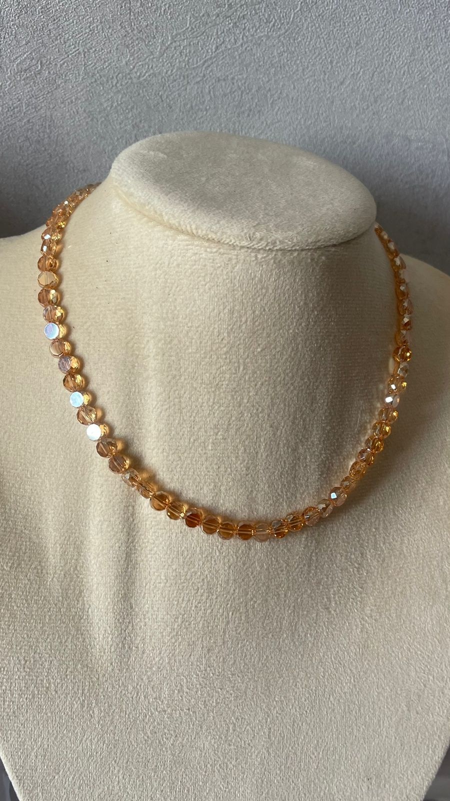 Чокер DiDi Jewelry длина 40 см латунь горный хрусталь