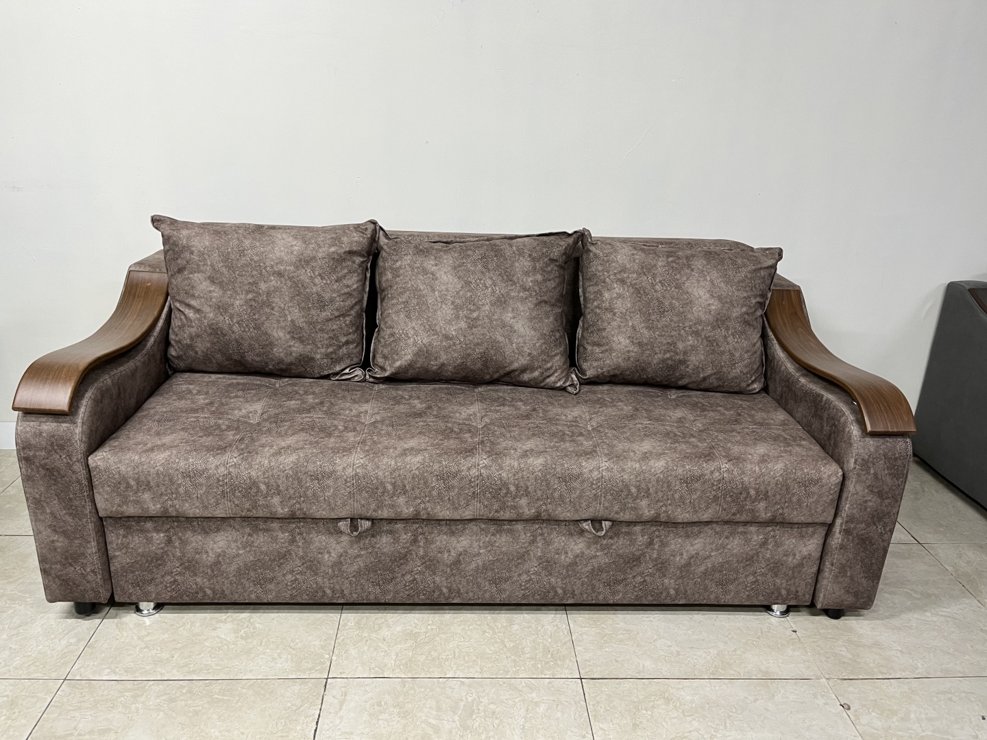 Купить Диваны со склада Астана Натали, обивка микровелюр, 65x220x70 см ...