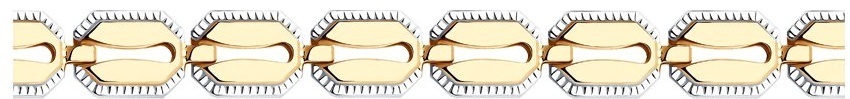 SOKOLOV BRA-SO-585-6871519-18 длина 18 см, вес 3.19 г золото, плетение фантазийное