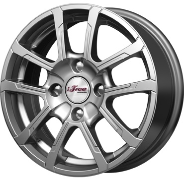 IFree Слайдер 5.5x14/4x100 D67.1 ET38 4 диска графит