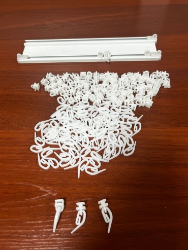 DSA-decor крючок для шины 1010504 100 шт, пластик