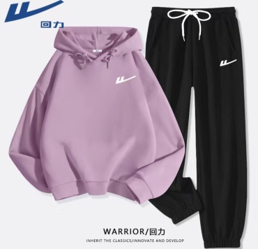 Спортивный костюм FASHION II черный, сиреневый