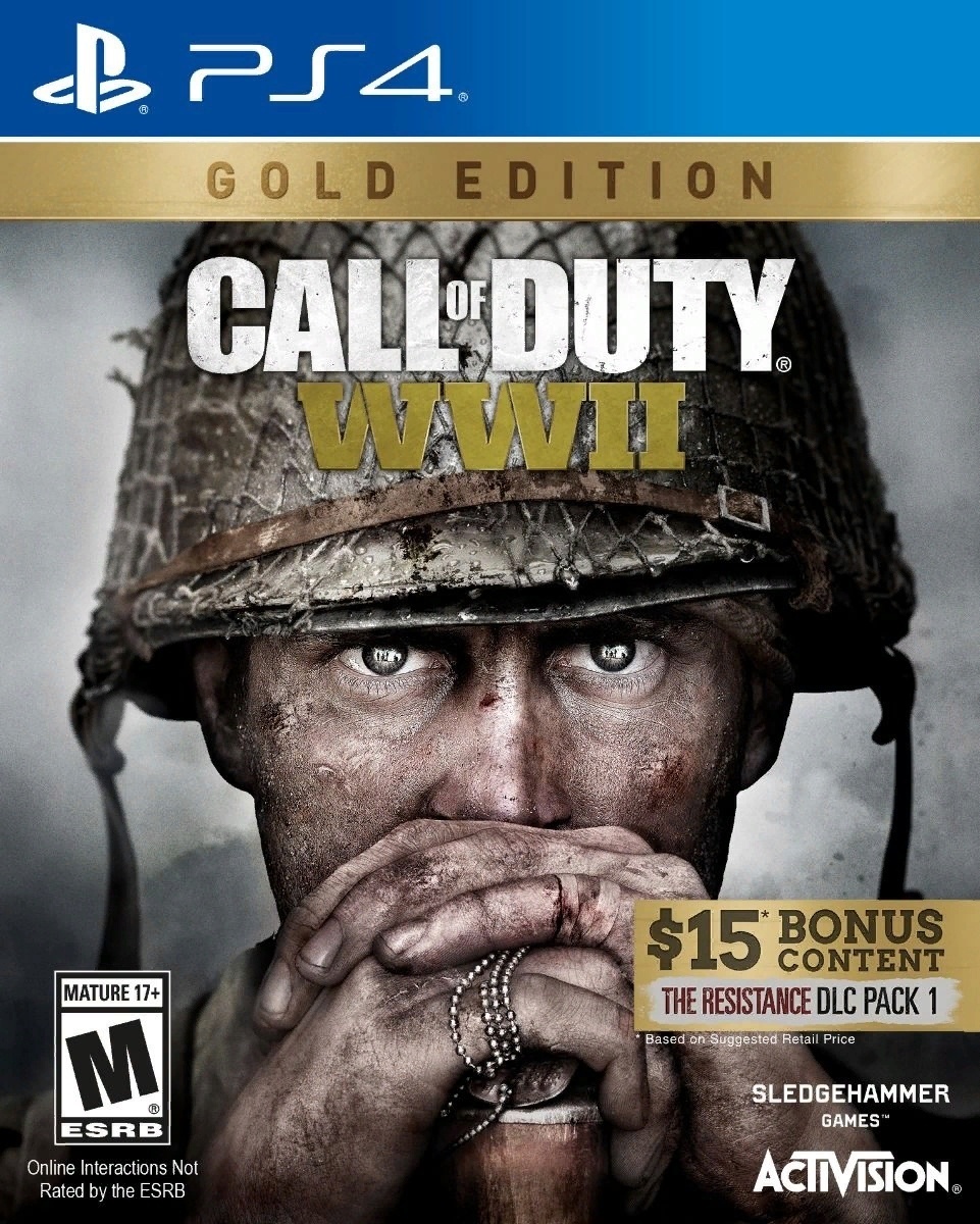 Купить Видеоигра Call of Duty WWII Gold Edition PS4 ENG в Алматы – Магазин  на Kaspi.kz