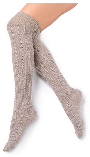 Гольфы Minimi parigina JACQUARD VAR2. 480 бежевый 39-41
