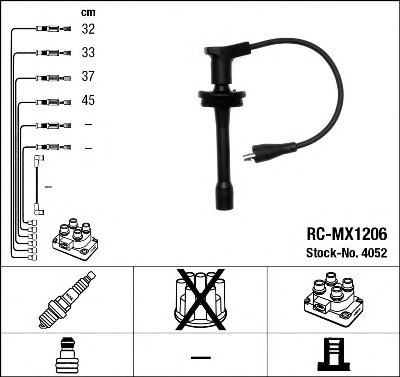 Свечные провода NGK 4052